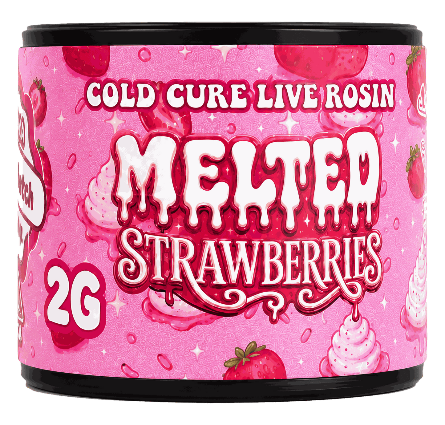 Melted Strawberries Hash Rosin